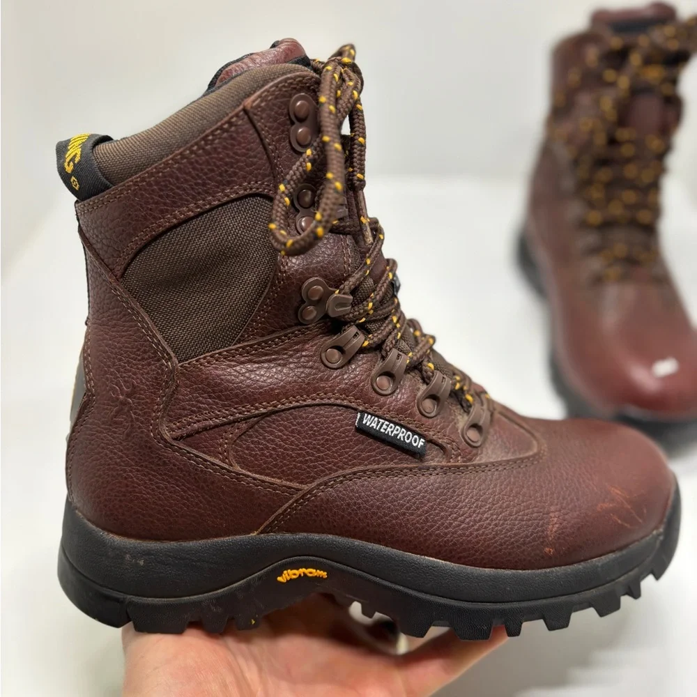 Browning BR8008 Insulated Hunting Boots Vibram Sole Men’s Size 6.5 Waterproof